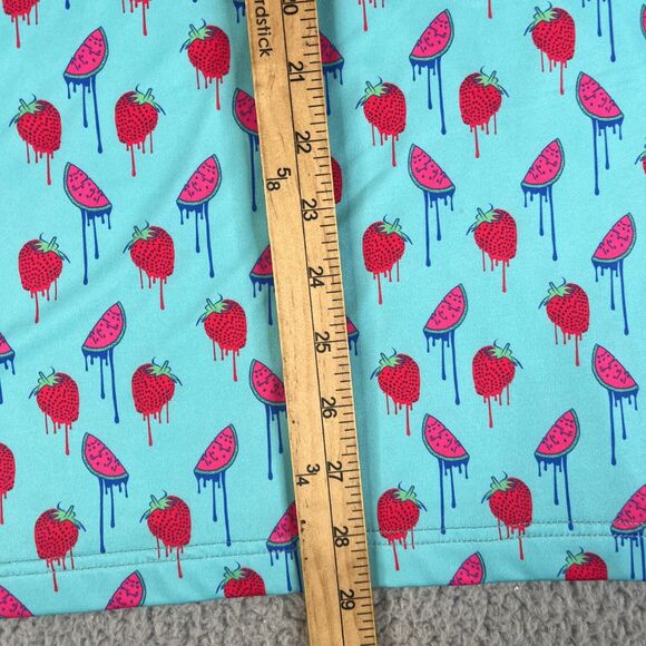 Good Boy Golf Polo Performance Mens L Blue Watermelon Strawberry Shirt Graphic - Picture 8 of 11